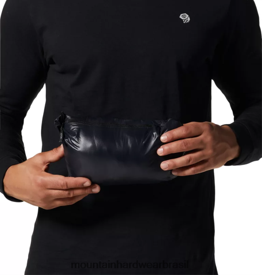 abeto preto homens Mountain Hardwear moletom com capuz sombra fantasma topos AD28F6309