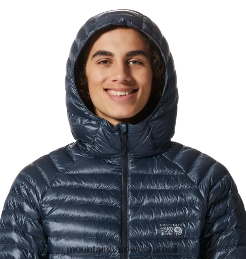 ardósia azul homens Mountain Hardwear sussurrador de fantasmas ul com capuz topos AD28F614