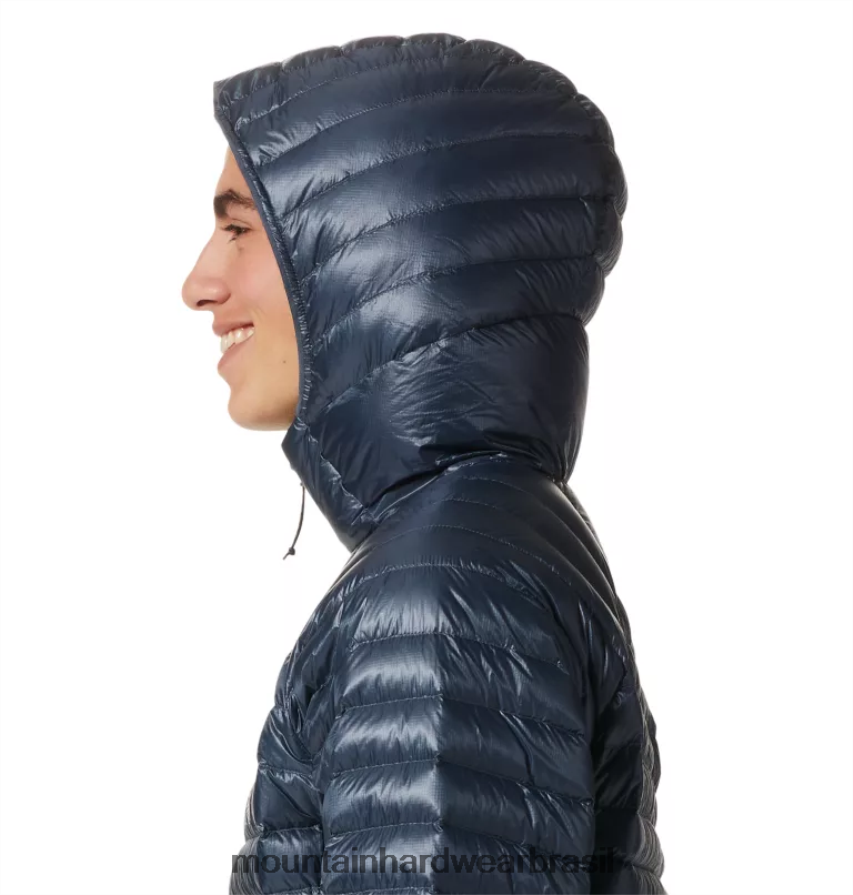 ardósia azul homens Mountain Hardwear sussurrador de fantasmas ul com capuz topos AD28F614