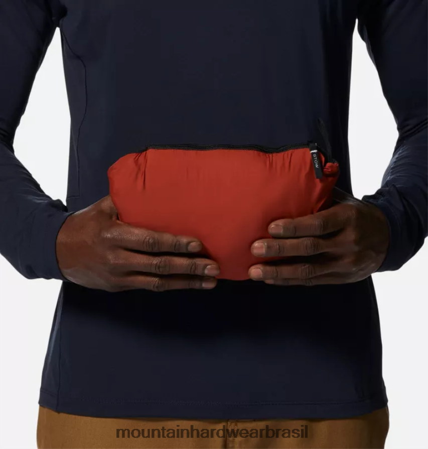 cobre escuro homens Mountain Hardwear jaqueta leve stretch topos AD28F627