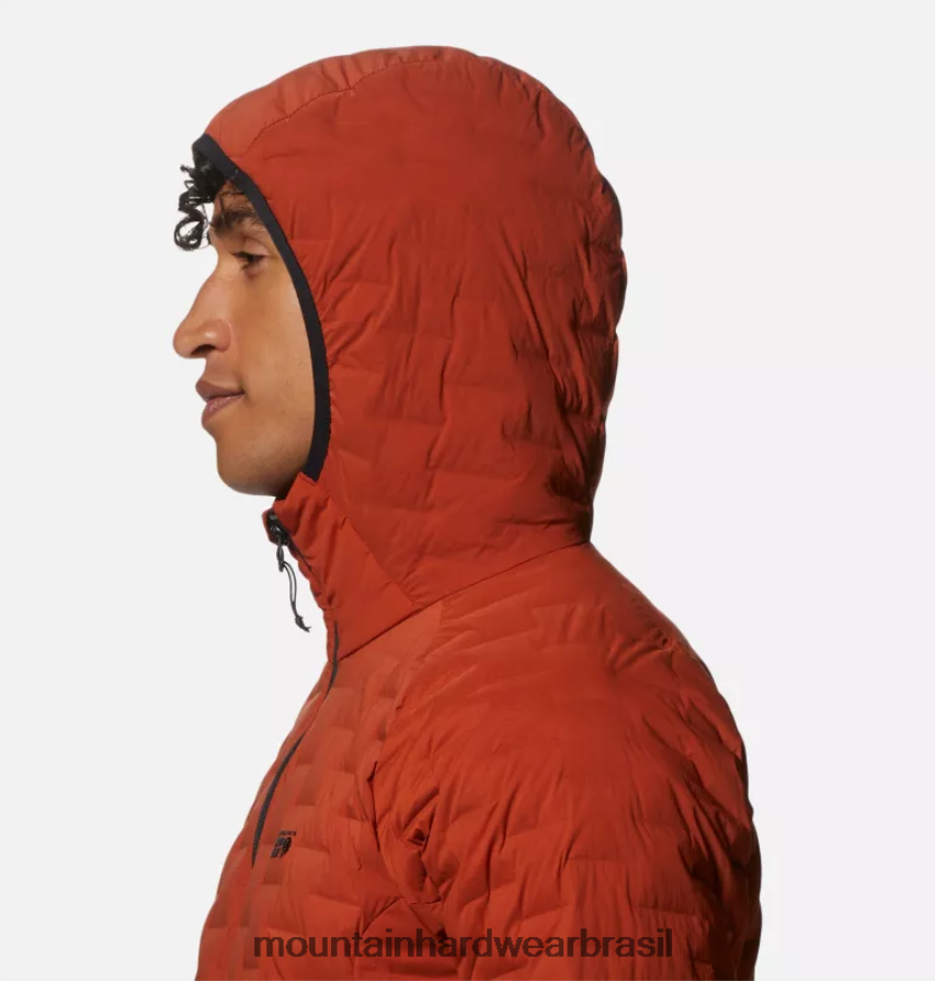 cobre escuro homens Mountain Hardwear pulôver leve stretch topos AD28F631