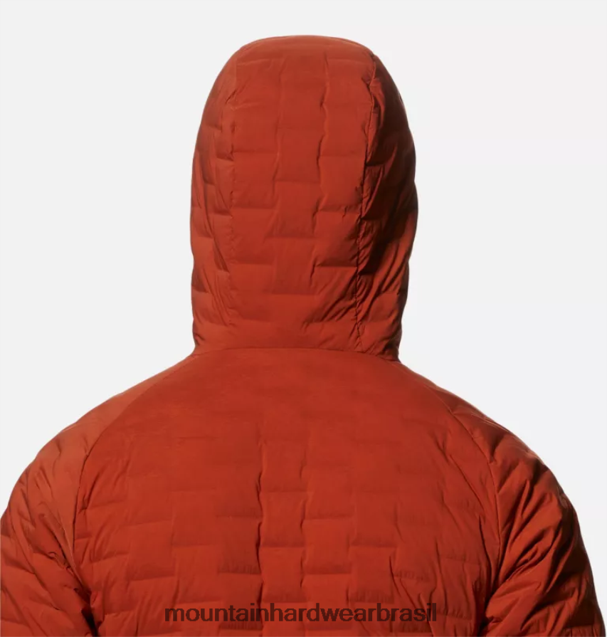 cobre escuro homens Mountain Hardwear pulôver leve stretch topos AD28F631