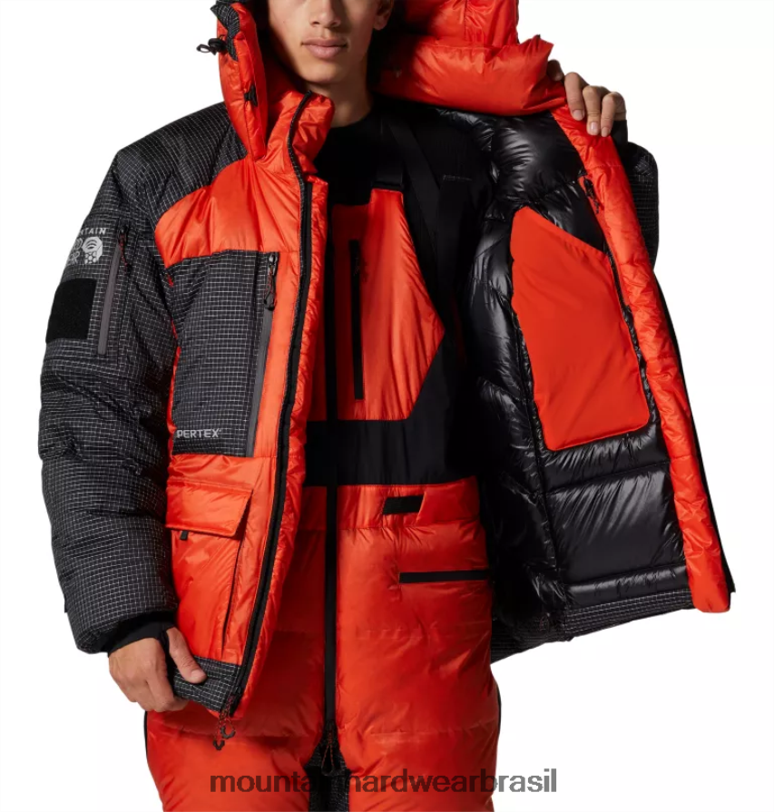 estado laranja homens Mountain Hardwear parka zero absoluto topos AD28F6495