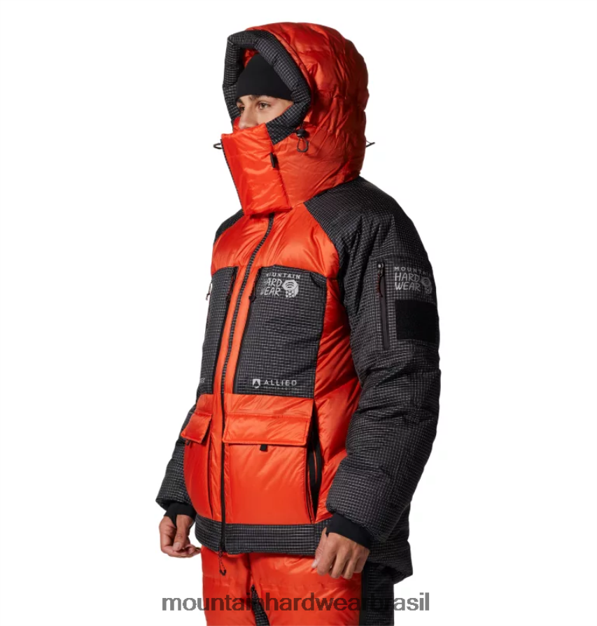 estado laranja homens Mountain Hardwear parka zero absoluto topos AD28F6495