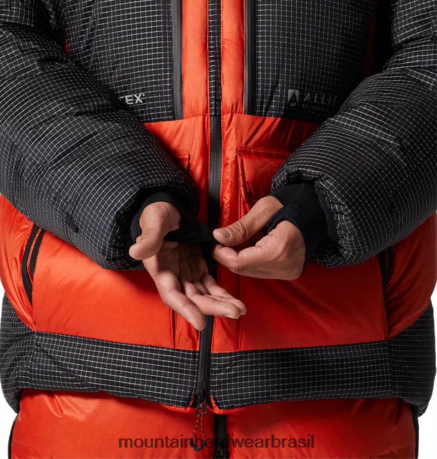 estado laranja homens Mountain Hardwear parka zero absoluto topos AD28F6495
