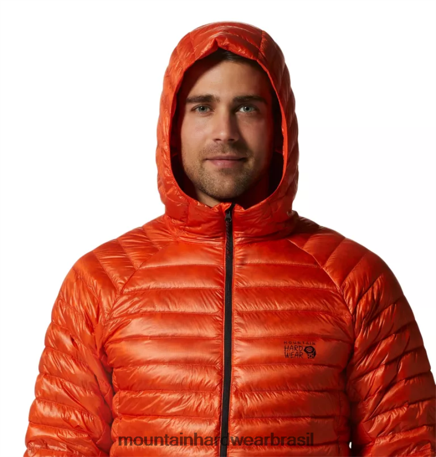 estado laranja homens Mountain Hardwear sussurrador de fantasmas ul com capuz topos AD28F615