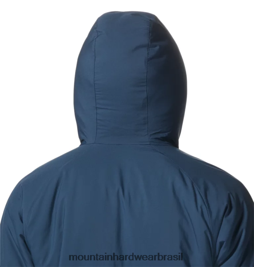 marinha homens Mountain Hardwear kor strata moletom com capuz topos AD28F6114