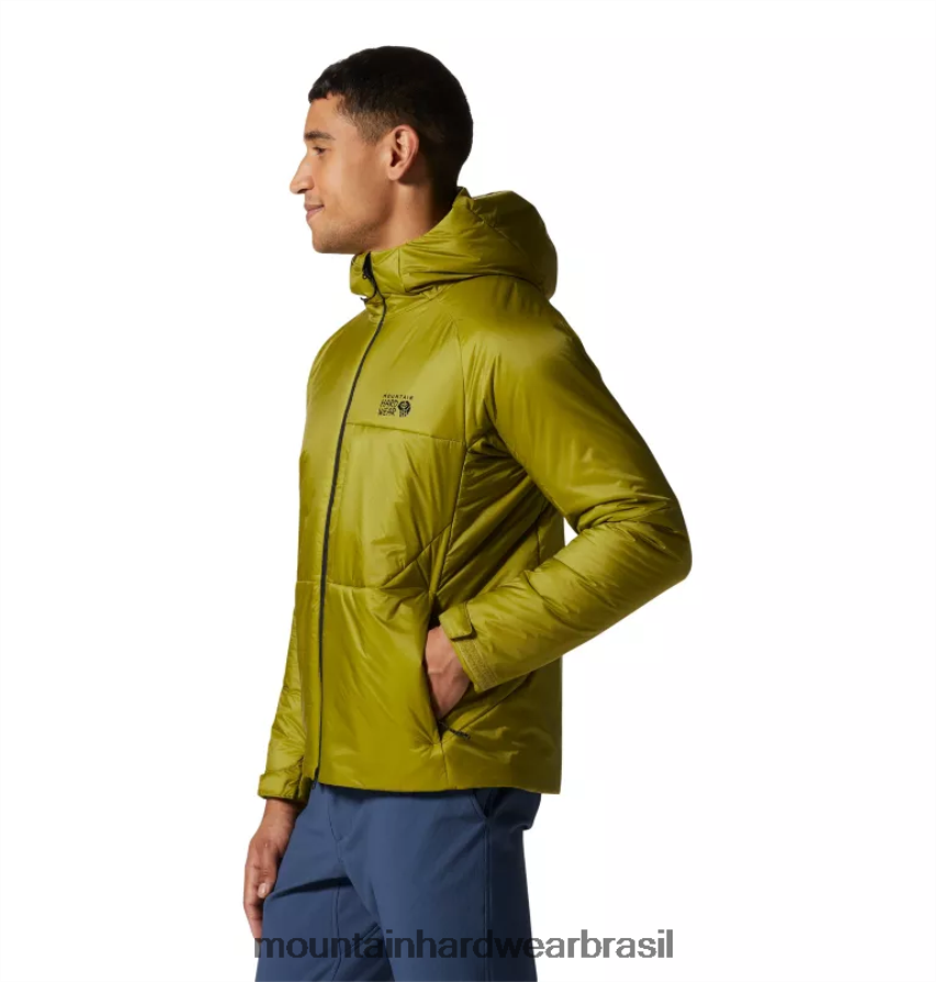 musgo da lua homens Mountain Hardwear compressor com capuz topos AD28F6151