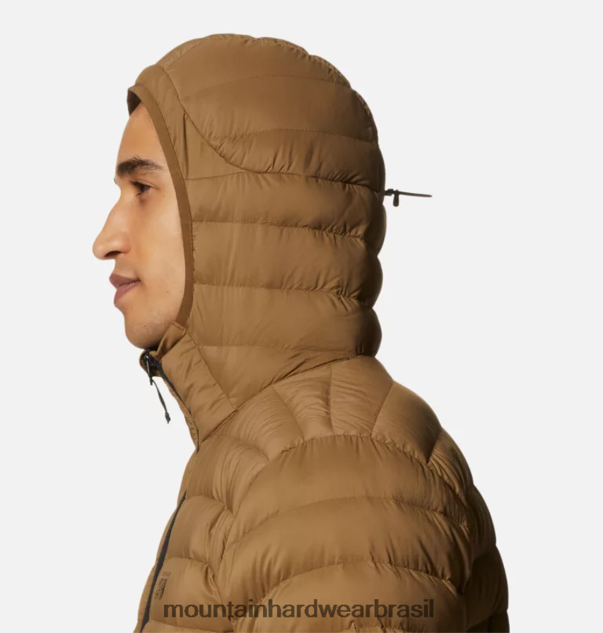 noz corozo homens Mountain Hardwear deloro moletom com capuz com zíper completo topos AD28F6120