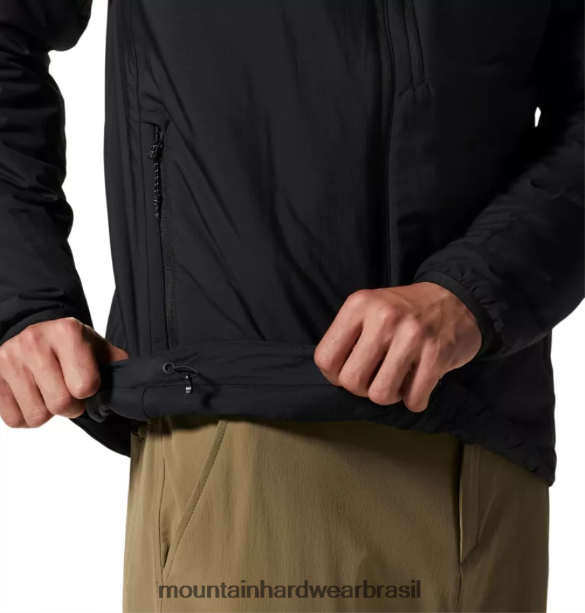 preto homens Mountain Hardwear jaqueta kor strata topos AD28F6117