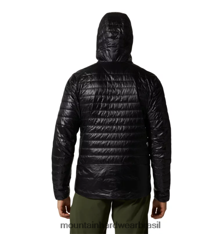 preto homens Mountain Hardwear moletom com capuz sombra fantasma topos AD28F6308