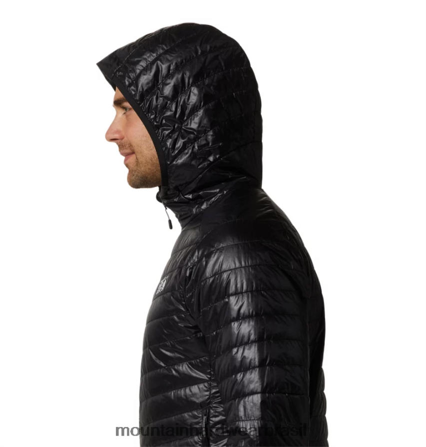 preto homens Mountain Hardwear moletom com capuz sombra fantasma topos AD28F6308