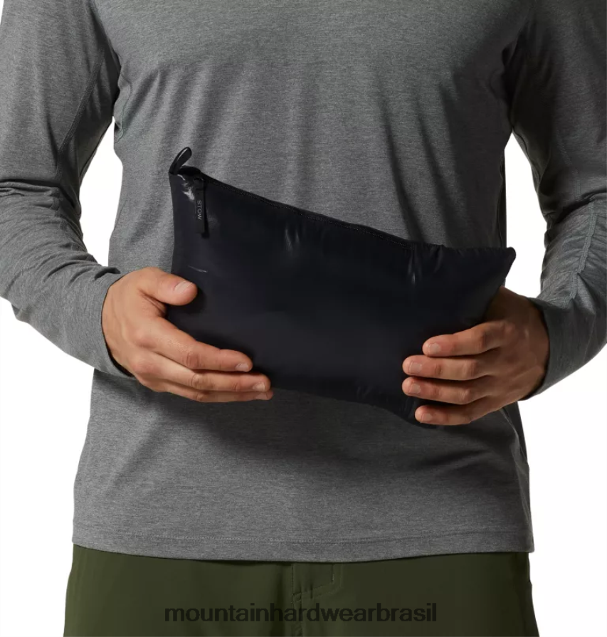 preto homens Mountain Hardwear moletom com capuz sombra fantasma topos AD28F6308