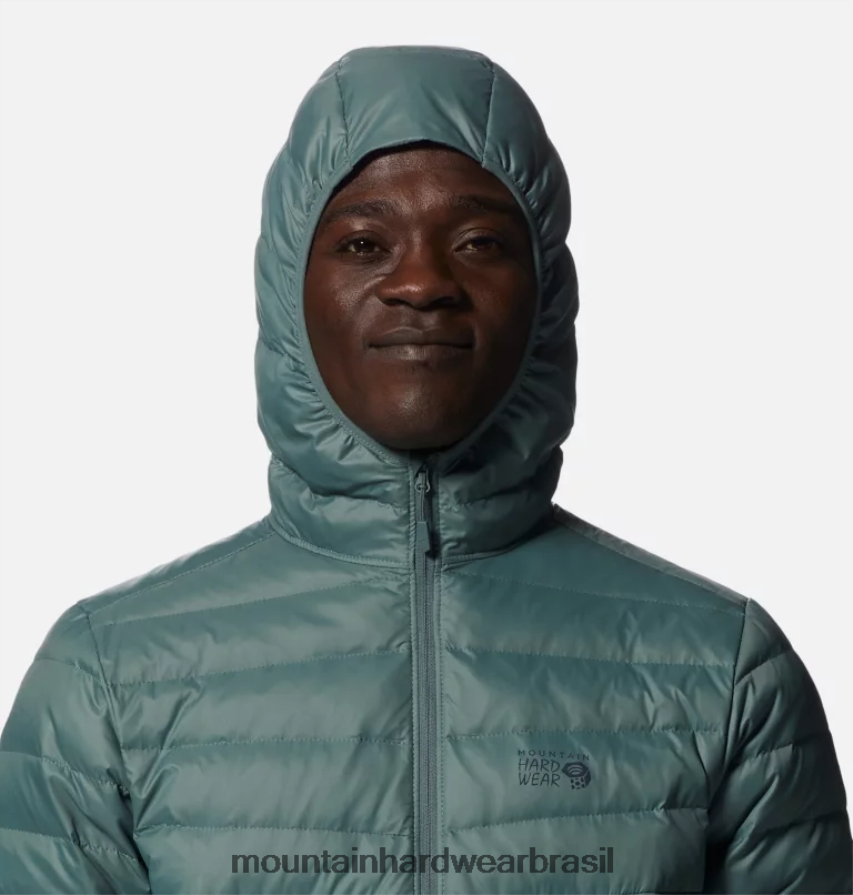 trovoada cinza homens Mountain Hardwear moletom glen alpine down topos AD28F6380