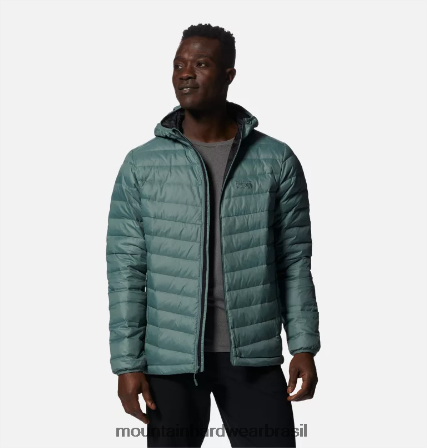 trovoada cinza homens Mountain Hardwear moletom glen alpine down topos AD28F6380