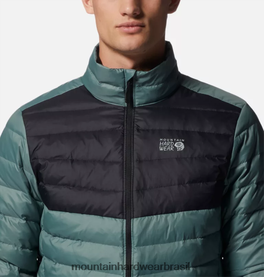 trovoada cinza/preta homens Mountain Hardwear jaqueta alpina glen topos AD28F6384