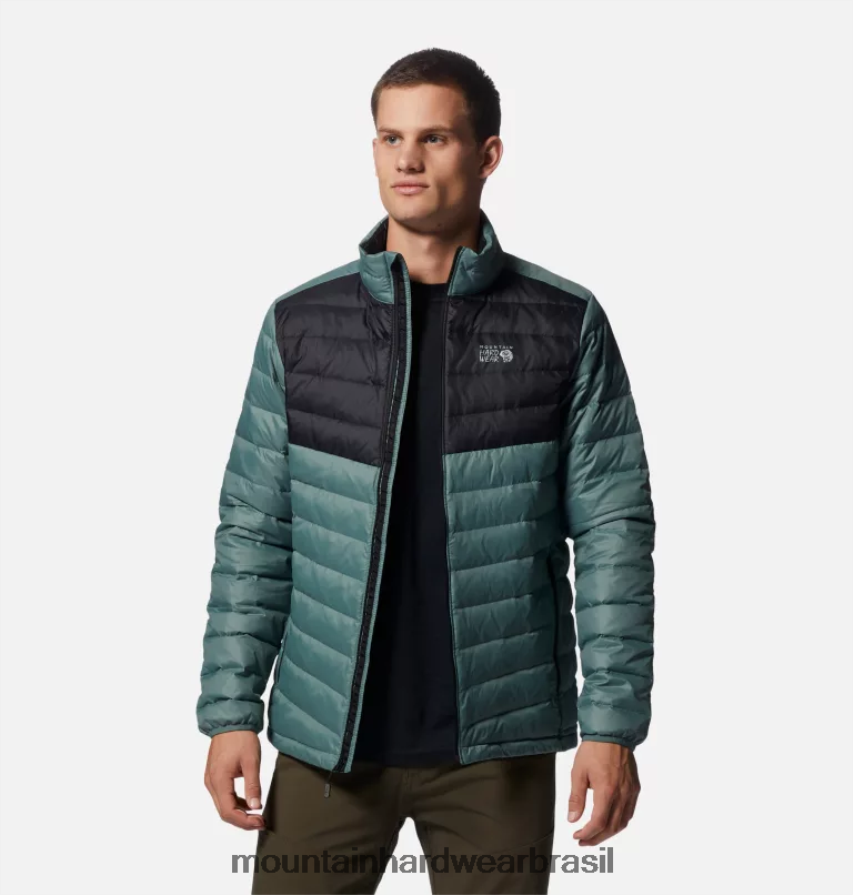 trovoada cinza/preta homens Mountain Hardwear jaqueta alpina glen topos AD28F6384