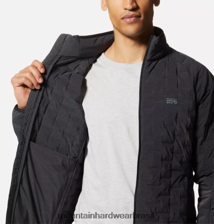 urze tempestade escura homens Mountain Hardwear jaqueta leve stretch topos AD28F626