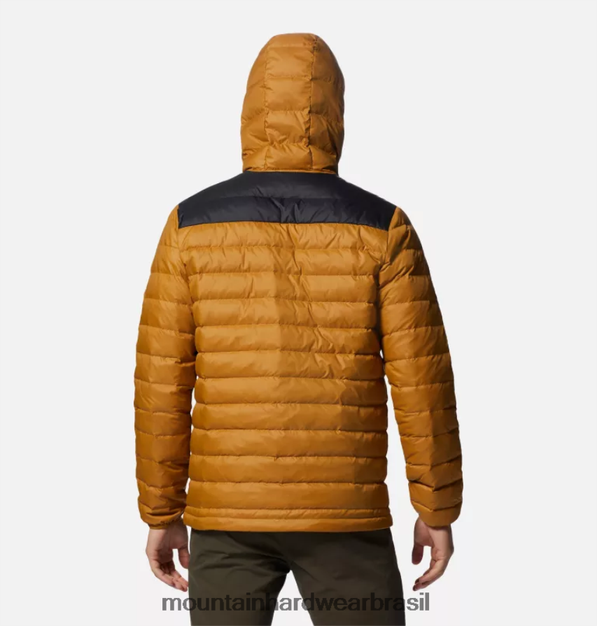 vegetação rasteira/preta homens Mountain Hardwear moletom glen alpine down topos AD28F6381