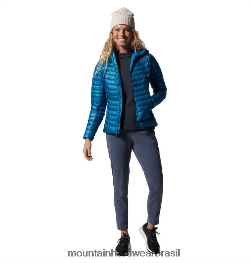 ardósia azul mulheres Mountain Hardwear calça cano alto cintura alta dynama partes inferiores AD28F6572