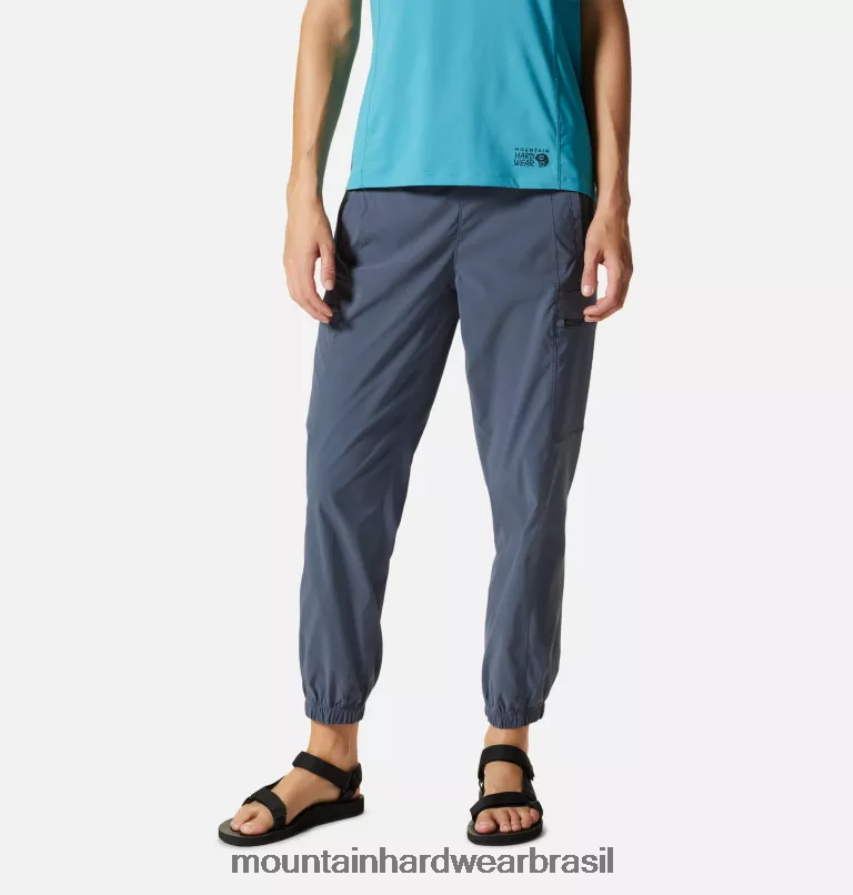 ardósia azul mulheres Mountain Hardwear calça jogger dynama partes inferiores AD28F6580