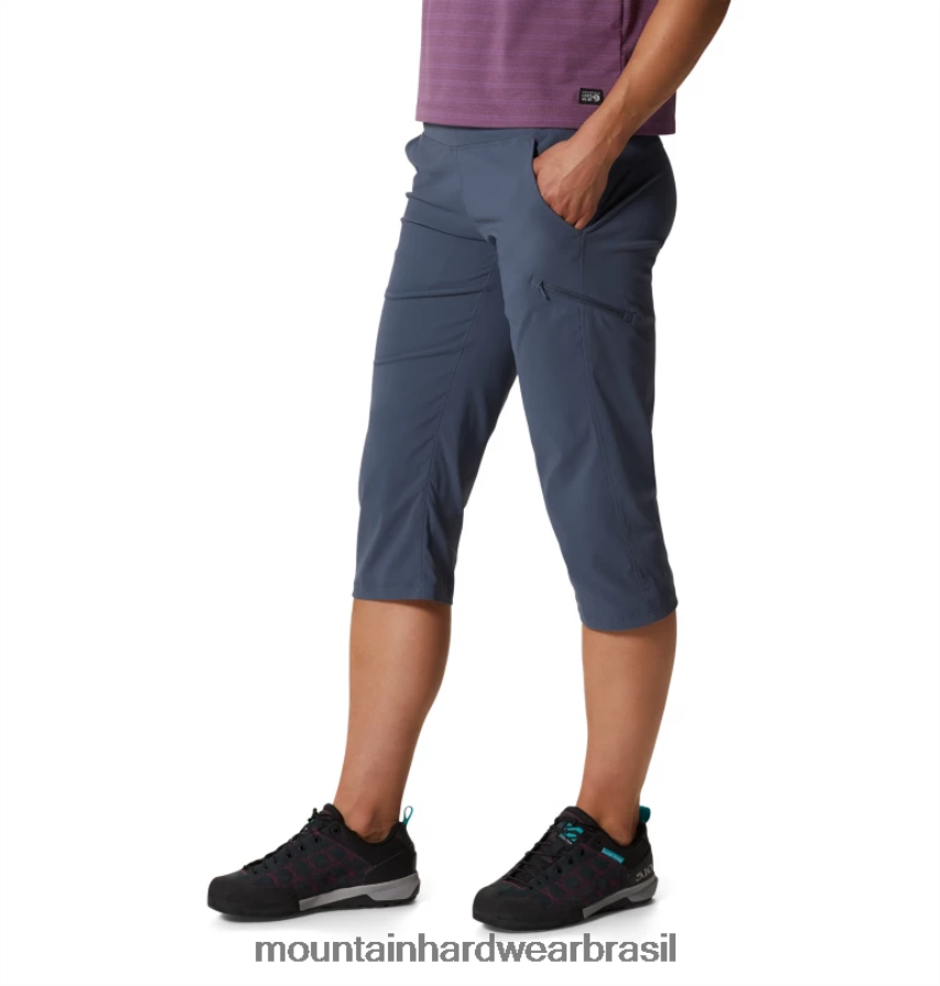 ardósia azul mulheres Mountain Hardwear dínama/2 capri partes inferiores AD28F6581