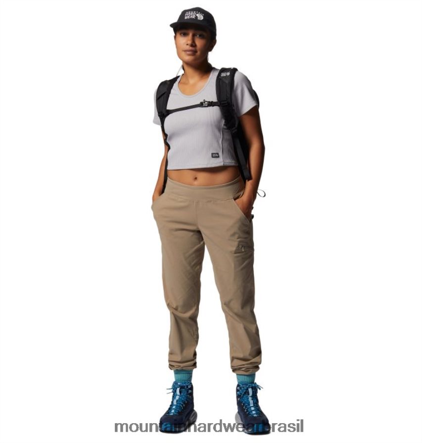 cáqui mulheres Mountain Hardwear dínama/2 calças partes inferiores AD28F6541