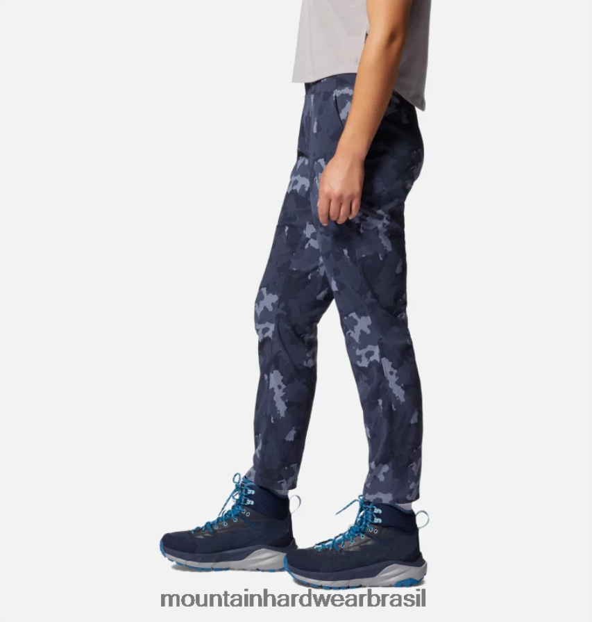 camuflagem de pinheiros de zinco escuro mulheres Mountain Hardwear dínama/2 tornozelo partes inferiores AD28F6555