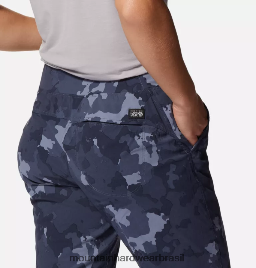 camuflagem de pinheiros de zinco escuro mulheres Mountain Hardwear dínama/2 tornozelo partes inferiores AD28F6555