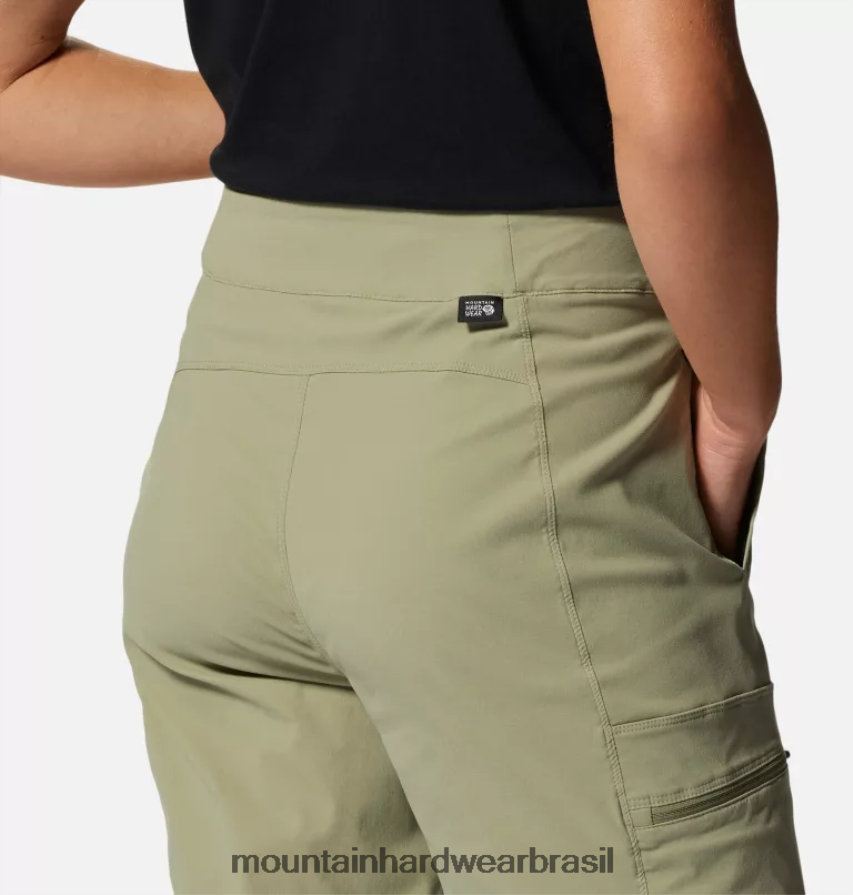 louva-a-deus verde mulheres Mountain Hardwear calça jogger dynama partes inferiores AD28F6579