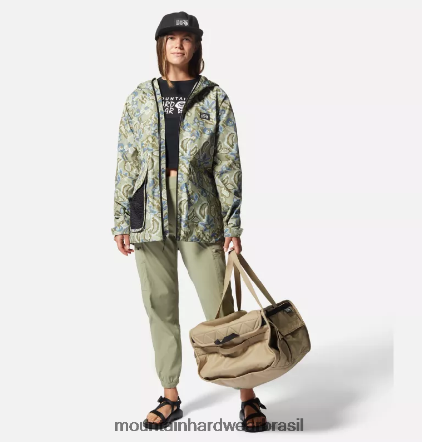 louva-a-deus verde mulheres Mountain Hardwear calça jogger dynama partes inferiores AD28F6579