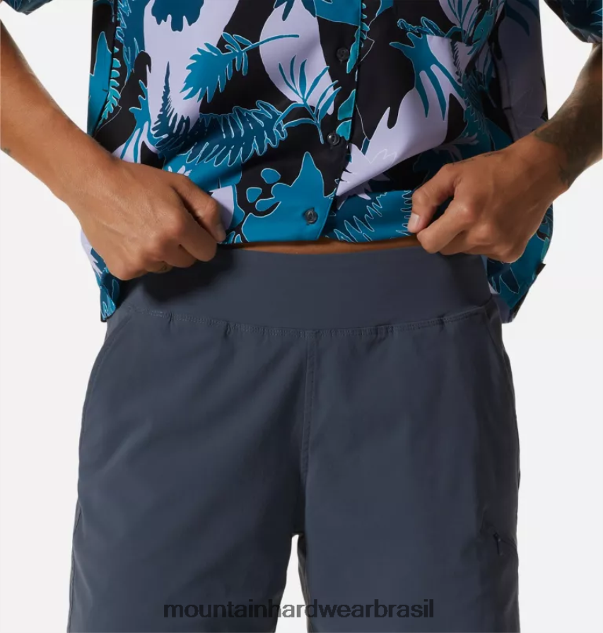 ardósia azul mulheres Mountain Hardwear dínama/2 bermudas partes inferiores AD28F6548