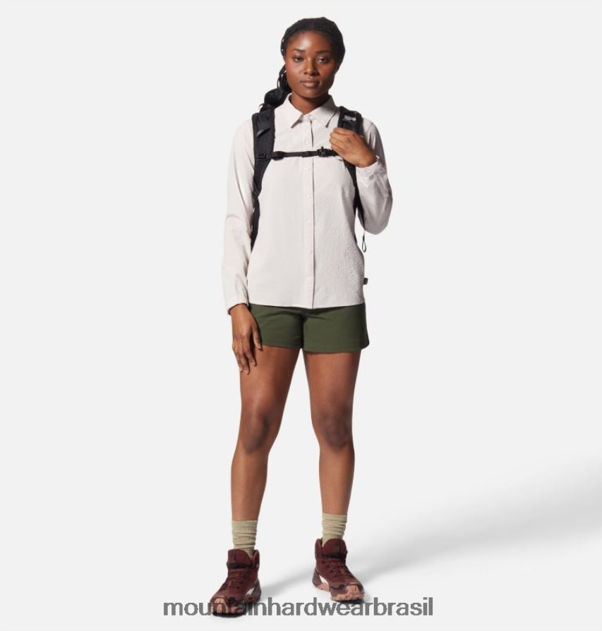 excedente verde mulheres Mountain Hardwear dínama/2 curto partes inferiores AD28F6563