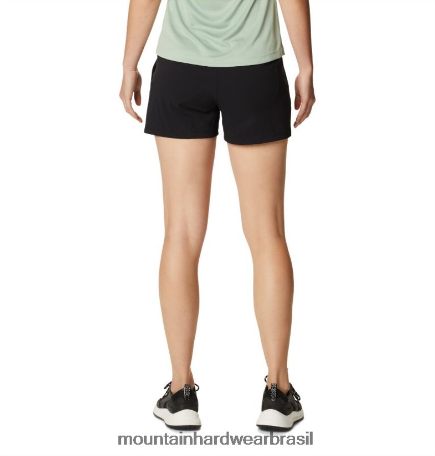 preto mulheres Mountain Hardwear dínama/2 curto partes inferiores AD28F6565