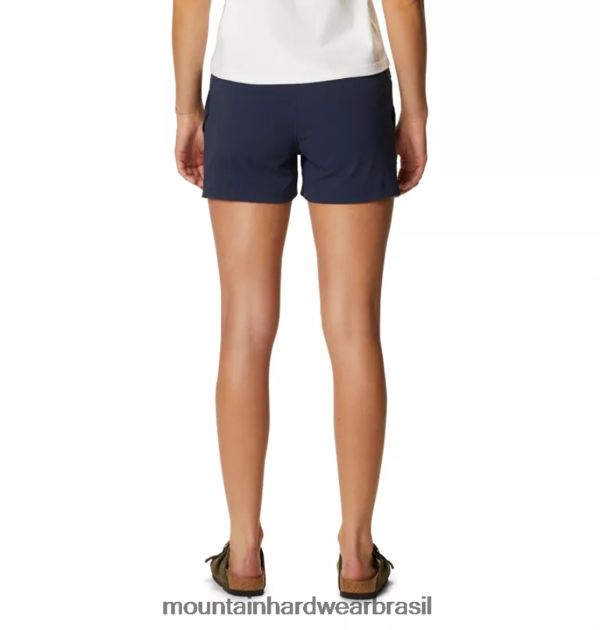 zinco escuro mulheres Mountain Hardwear dínama/2 curto partes inferiores AD28F6566