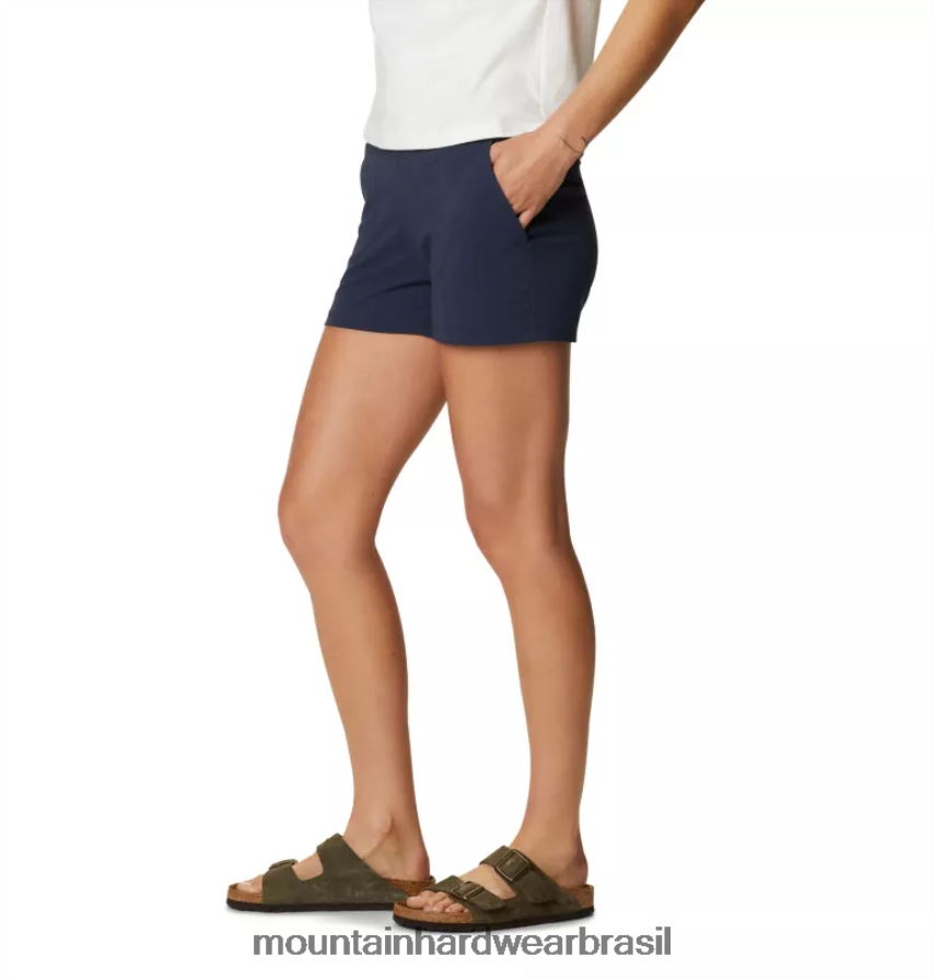zinco escuro mulheres Mountain Hardwear dínama/2 curto partes inferiores AD28F6566