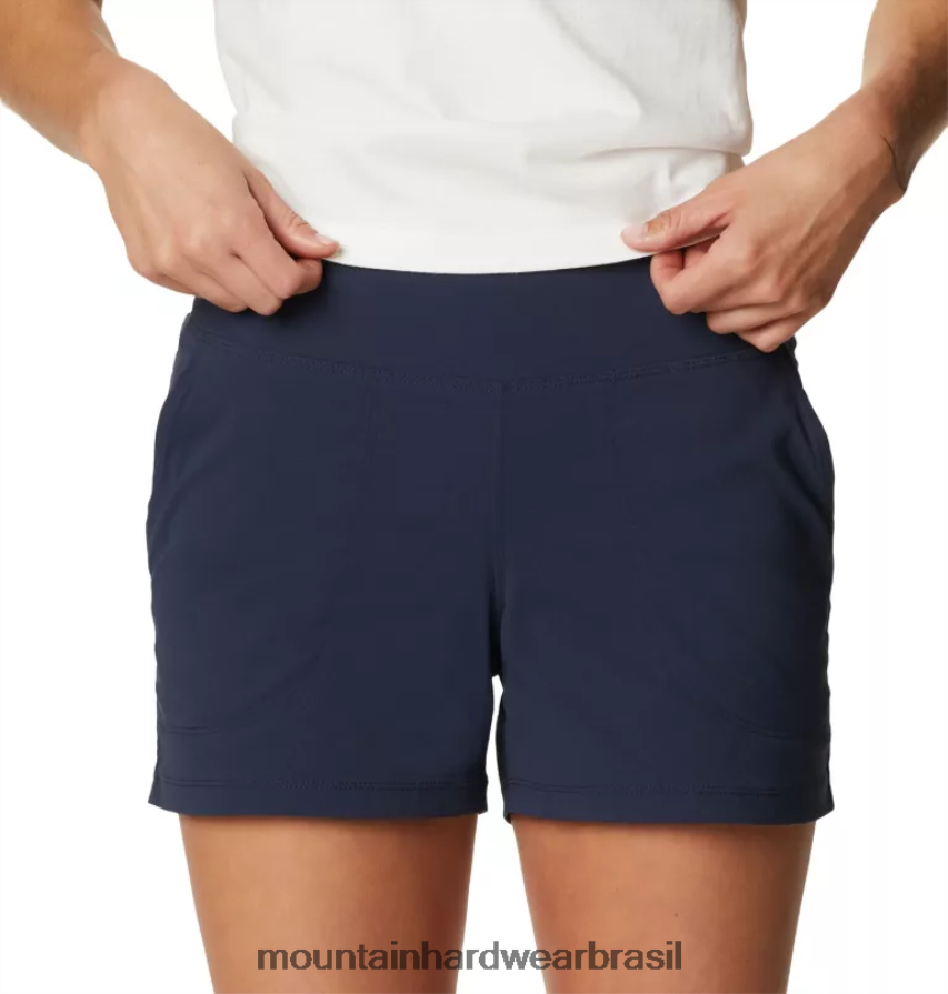 zinco escuro mulheres Mountain Hardwear dínama/2 curto partes inferiores AD28F6566